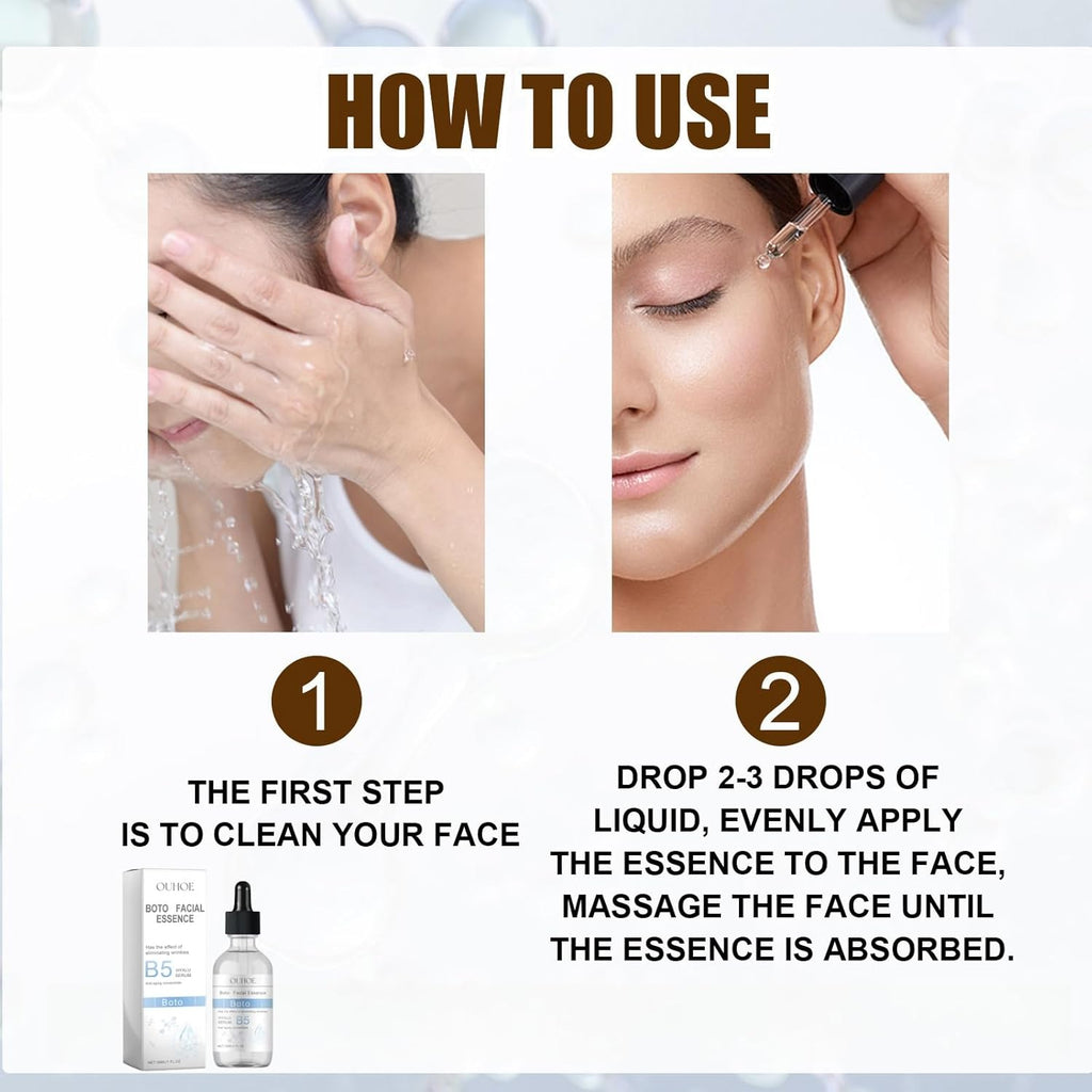Boto Face Serum for Women,Boto Stock Solution B5,Anti Aging Serum for Face,Hydrating Serum,Niacinamide Serum,Hyaluronic Acid Serum,Anti Wrinkle Face Cream,Collagen Serum for Face,Facial Moisturiser