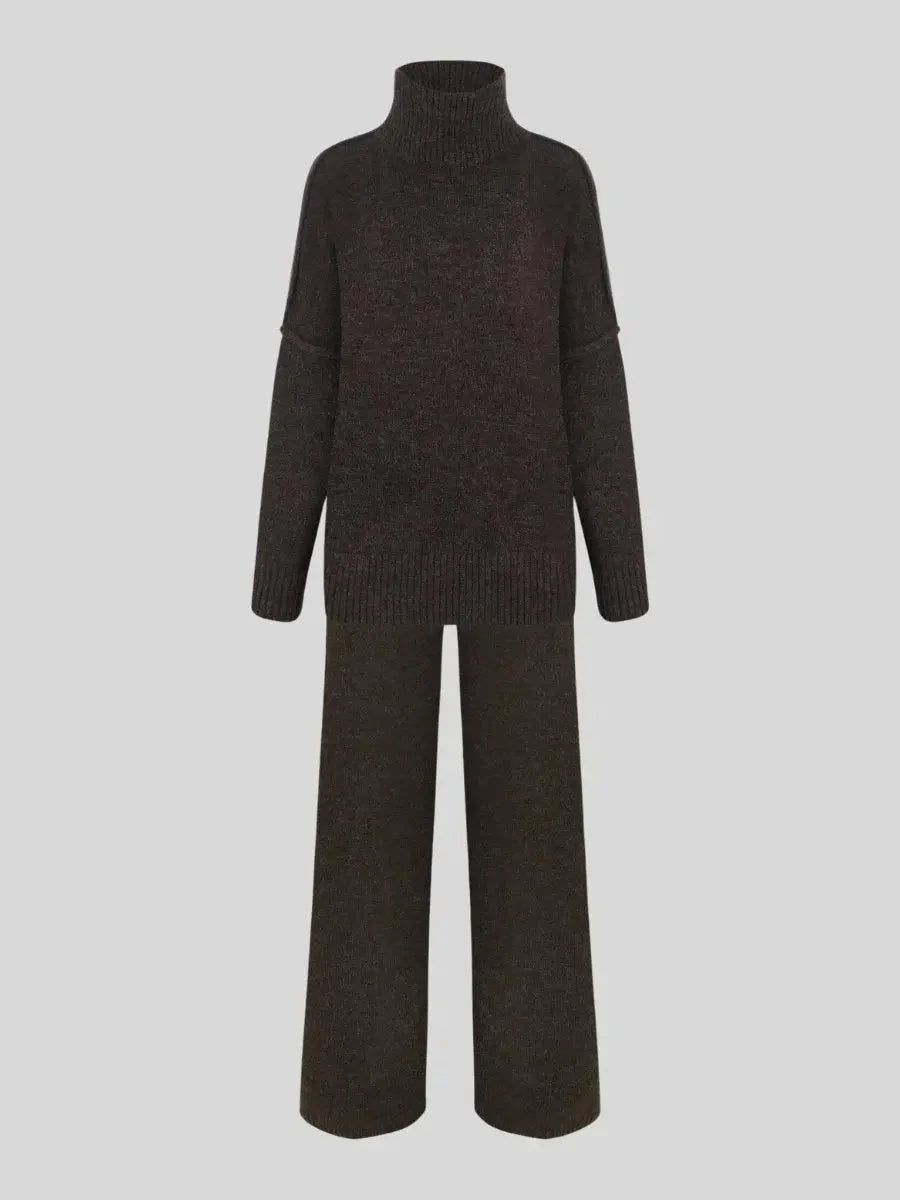 Elif | Knit Trousers with Tailored Detail