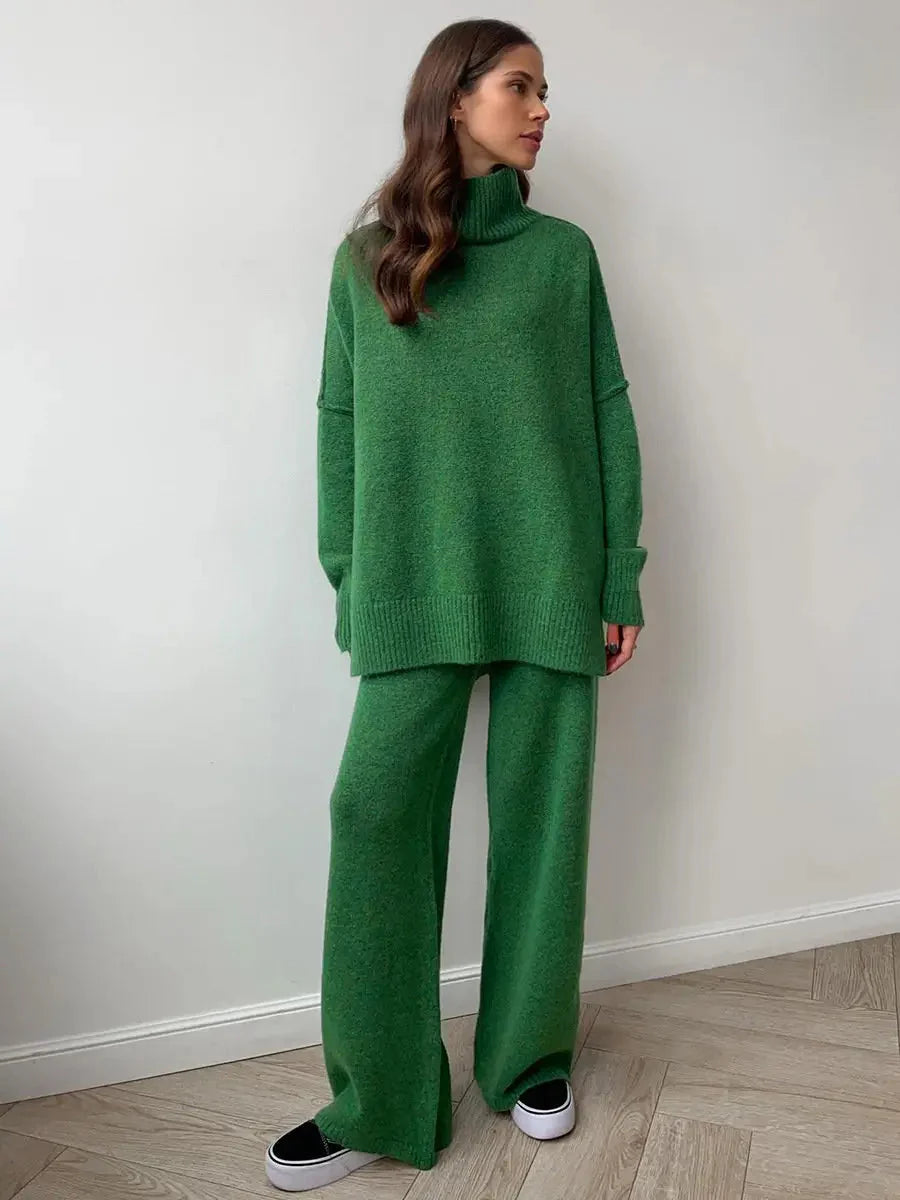 Elif | Knit Trousers with Tailored Detail