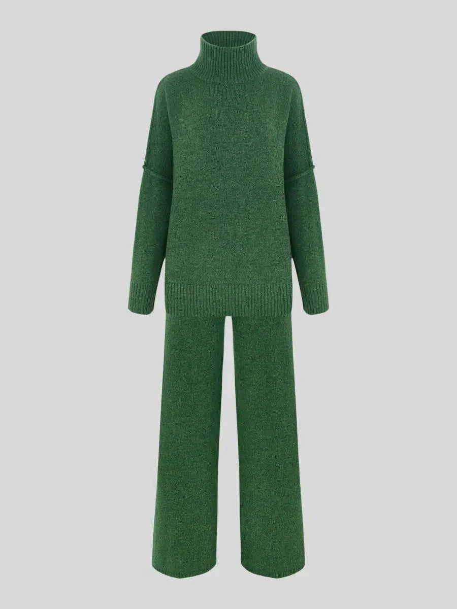 Elif | Knit Trousers with Tailored Detail