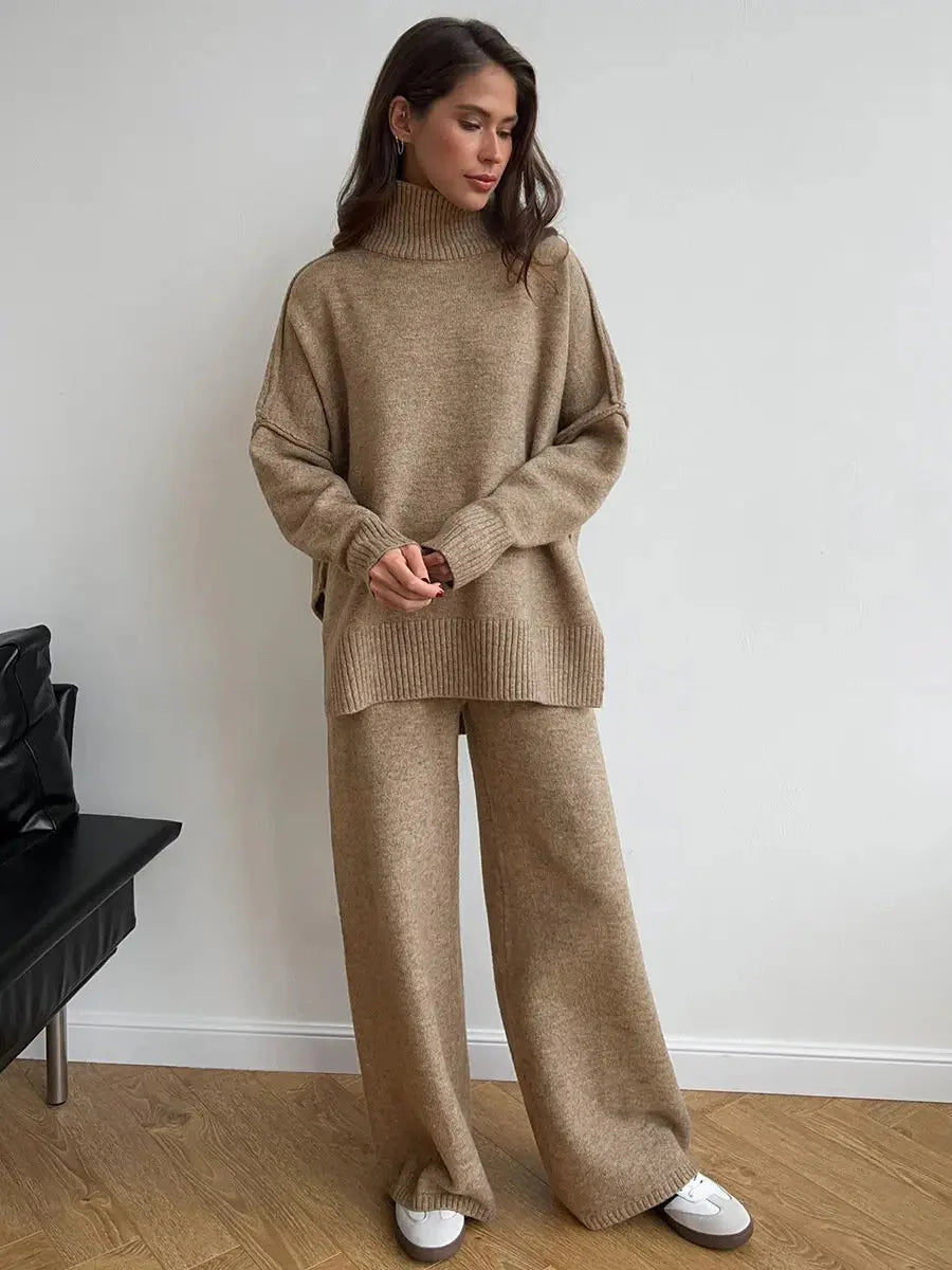 Elif | Knit Trousers with Tailored Detail