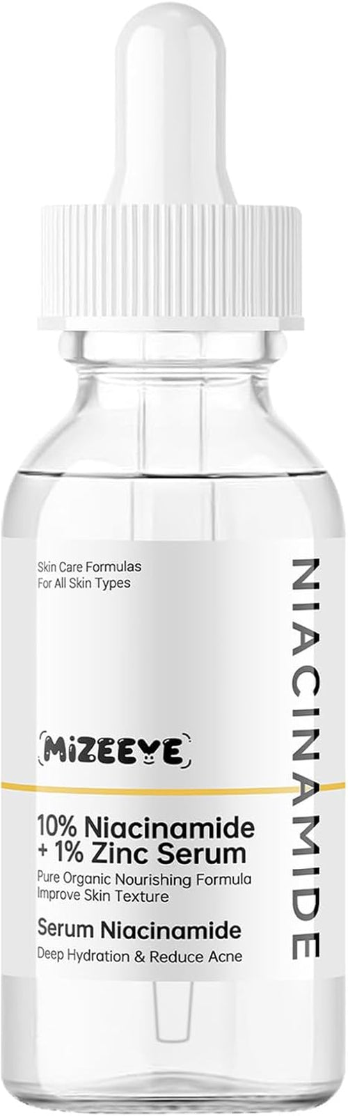 Niacinamide 10% + Zinc 1% Serum for Face, 30ML/1 Fl Oz Moisture Niacinamide Face Serum for Women, Refreshing.