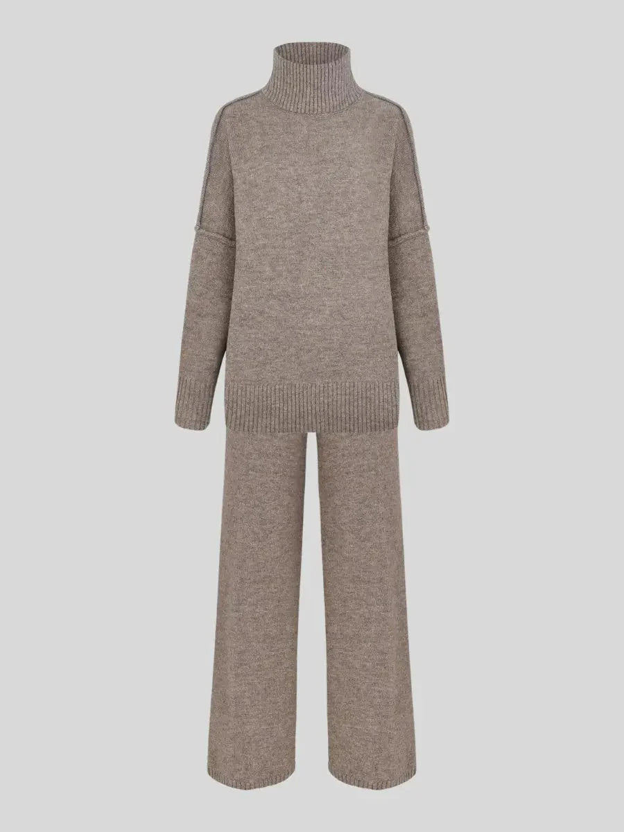 Elif | Knit Trousers with Tailored Detail